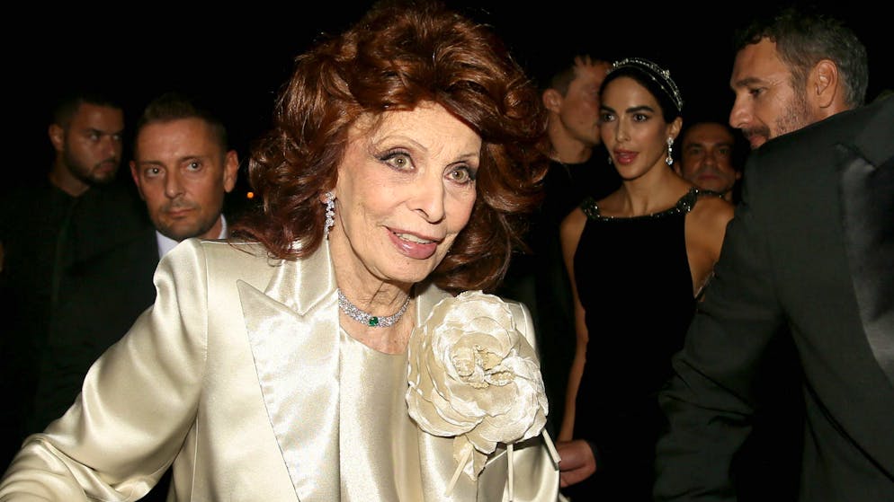 Filmdiva immer noch umwerfend. Sophia Loren, mit 89 möchten wir auch so aussehen