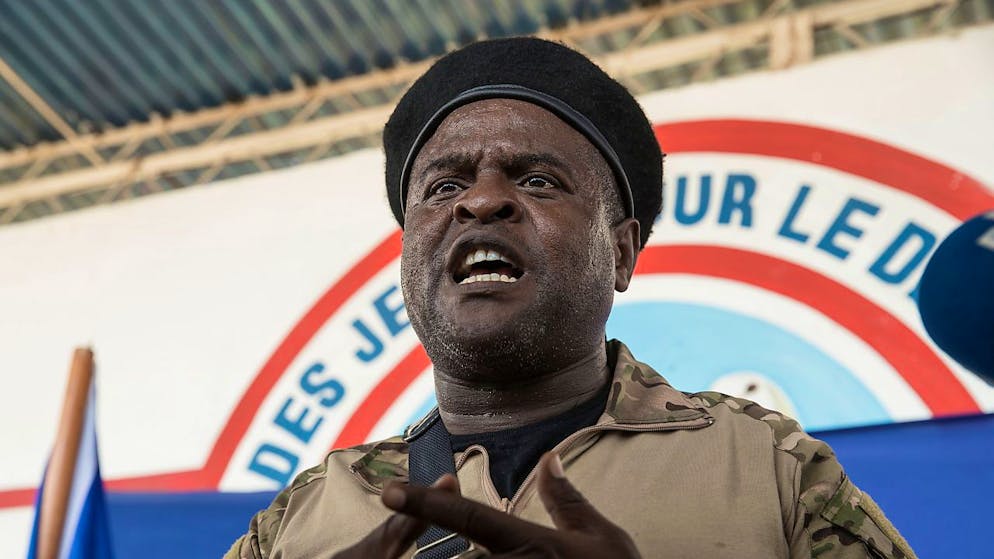 Conosciuto come "Barbecue", il boss della coalizione di gang G9 ieri è sceso in piazza per attirare l'attenzione della stampa sulle sue minacce. (Foto d'archivio)