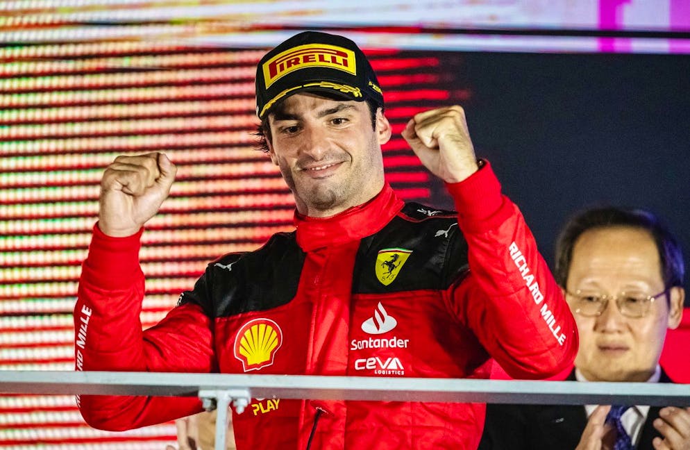 Lo stipendio annuo degli assi della Formula 1. Carlos Sainz  (Ferrari):  9 milioni di franchi.