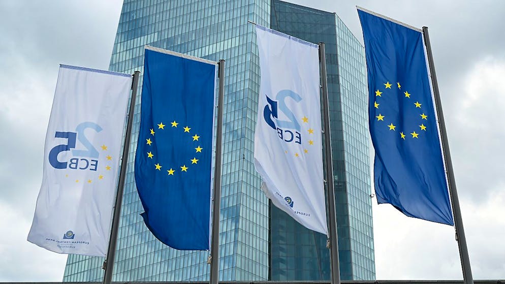 L'activité du secteur privé en zone euro a continué de se replier en septembre, à un rythme toujours élevé mais un peu moindre que le mois précédent. (archives)