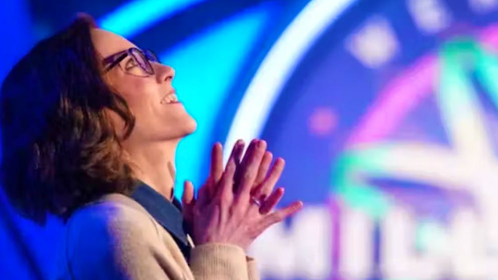 Am Ende des Abends nimmt Isabel Neumerkel einen Gewinn von 32'000 Euro mit nach Hause.