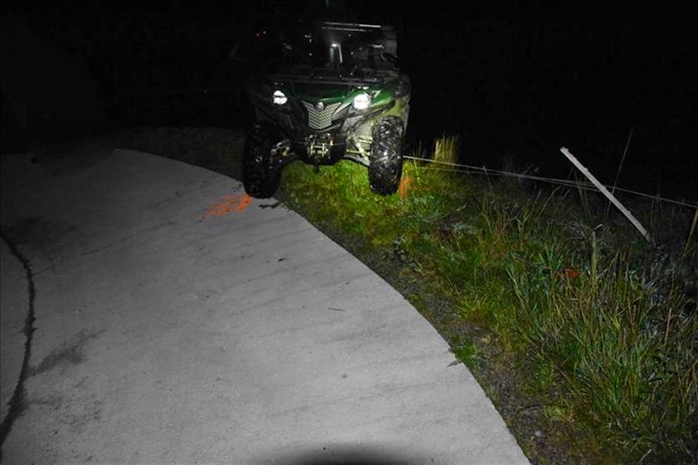 Il luogo dell'incidente.