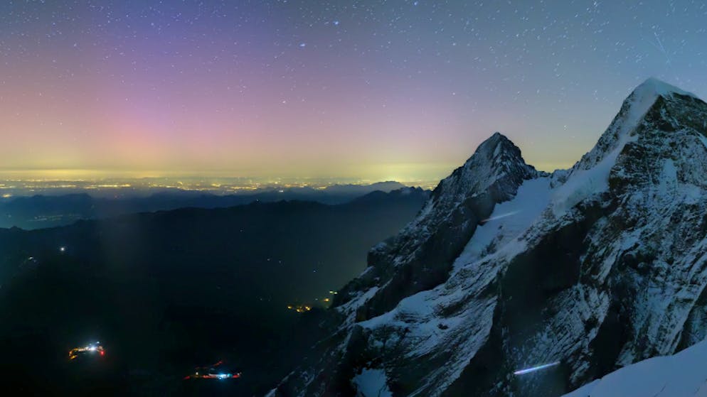 Nordlichter über der Schweiz. Polarlichter verpasst? Vielleicht klappt's ja diese Nacht