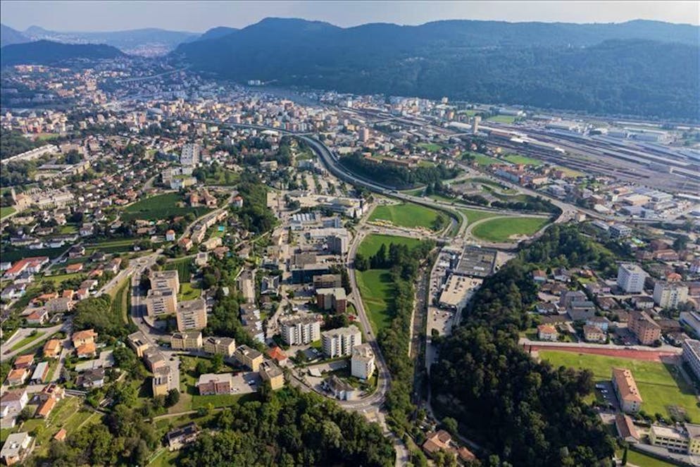 Veduta del Basso Mendrisiotto