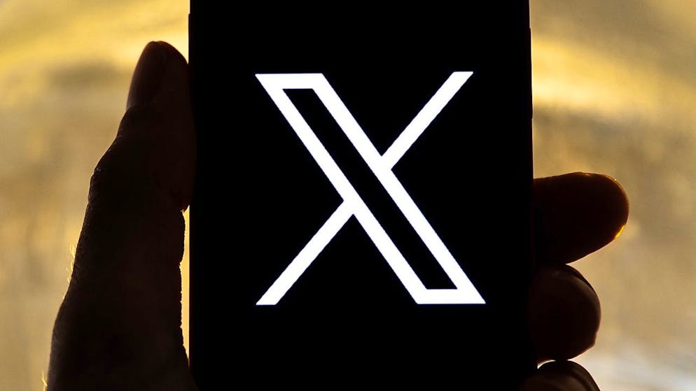 Logo des früher als Twitter bekannten Kurznachrichtendienstes X. (Archivbild)
