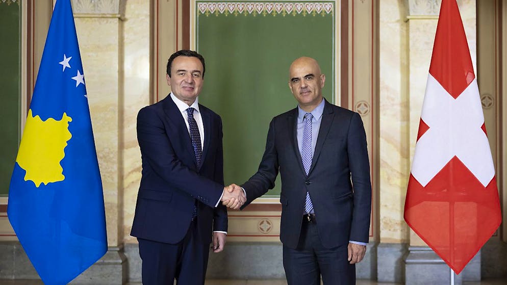 La scorsa settimana il premier kosovaro Albin Kurti ha incontrato a Berna il presidente della Confederazione Alain Berset