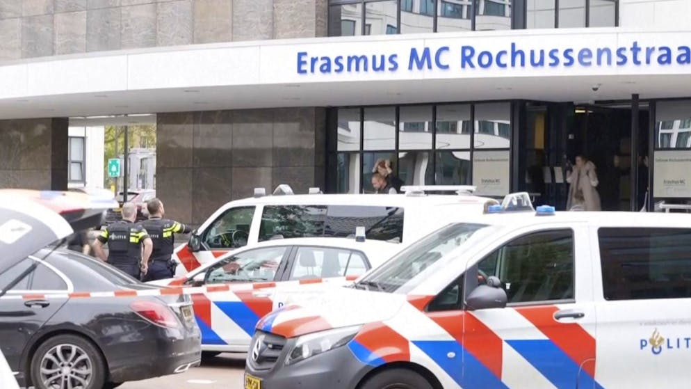 L'ospedale Erasmus di Rotterdam dov'è avvenuta la sparatoria.