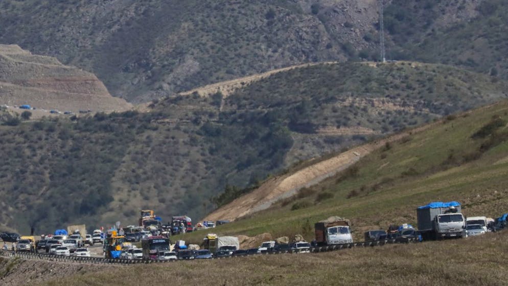 Armeni in fuga dal Nagorno Karabakh