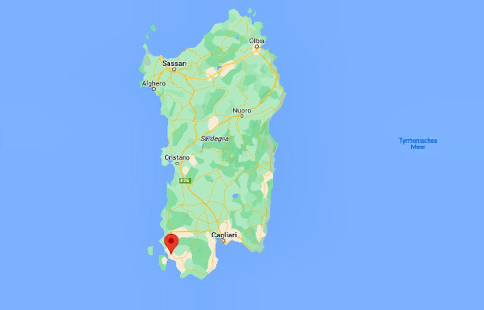 Der Unfall ereignete sich in San Giovanni Suergiu, im Süden von Sardinien.