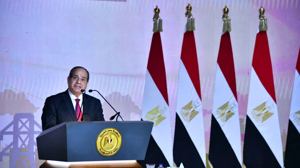 Die gestrige Rede des ägyptischen Präsidents Abdel Fattah al-Sisi löste in einer Stadt im Norden des Landes Protest aus. Foto: Egyptian President Office/APA Images via ZUMA Press Wire/dpa