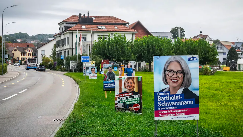Umfrage Wahlen 2023. SVP mit grossem Plus – Grüne und FDP müssen Federn lassen