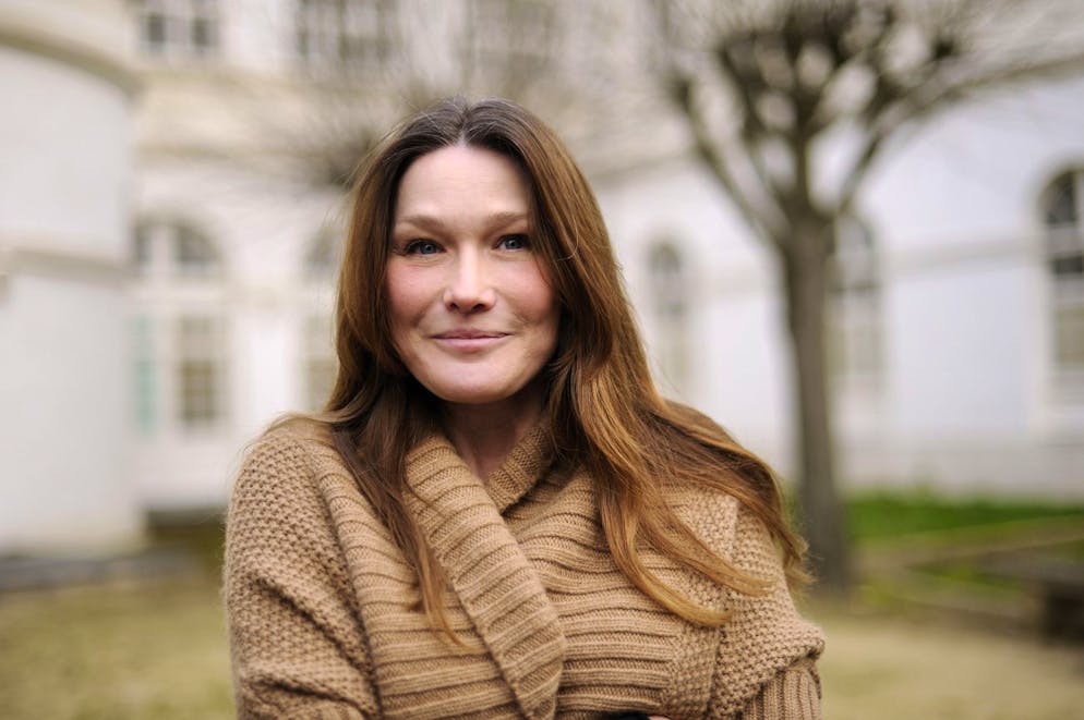 Carla Bruni in una foto d'archivio.