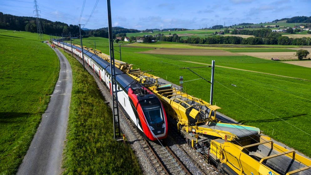 Les trains ne circulent plus depuis mardi matin entre Bussigny et Cossonay-Penthalaz (image d’illustration).
