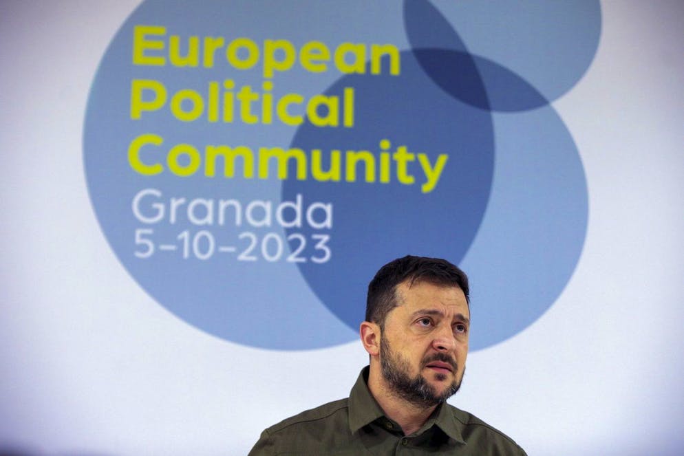 Il presidente ucraino Volodymyr Zelensky.