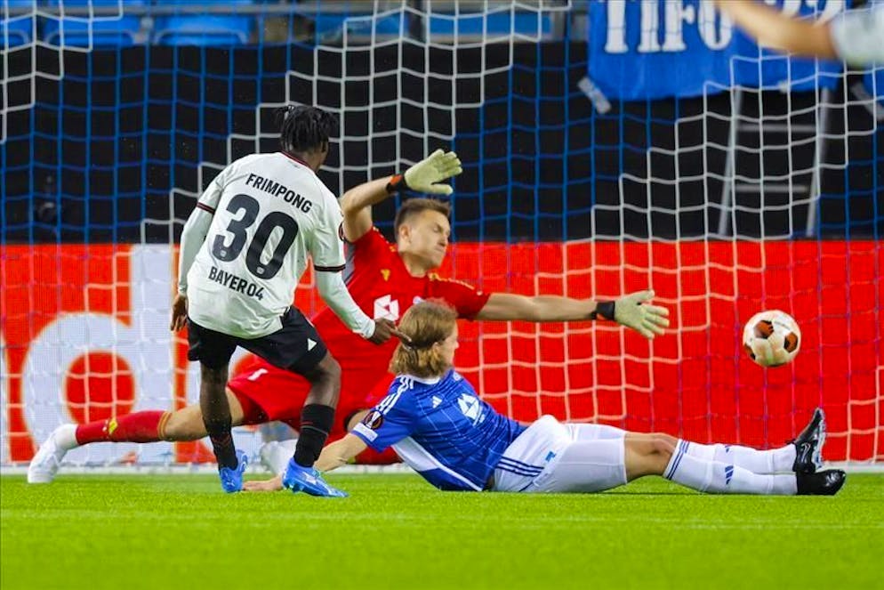 Frimpong ha segnato il primo gol tedesco