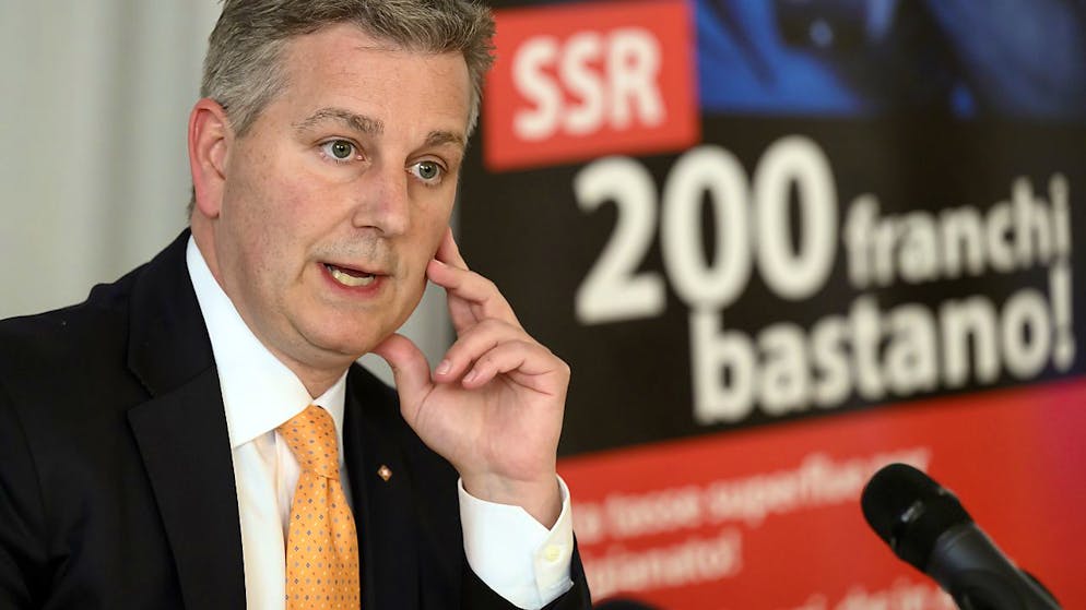 Il presidente dell'UDC Marco Chiesa