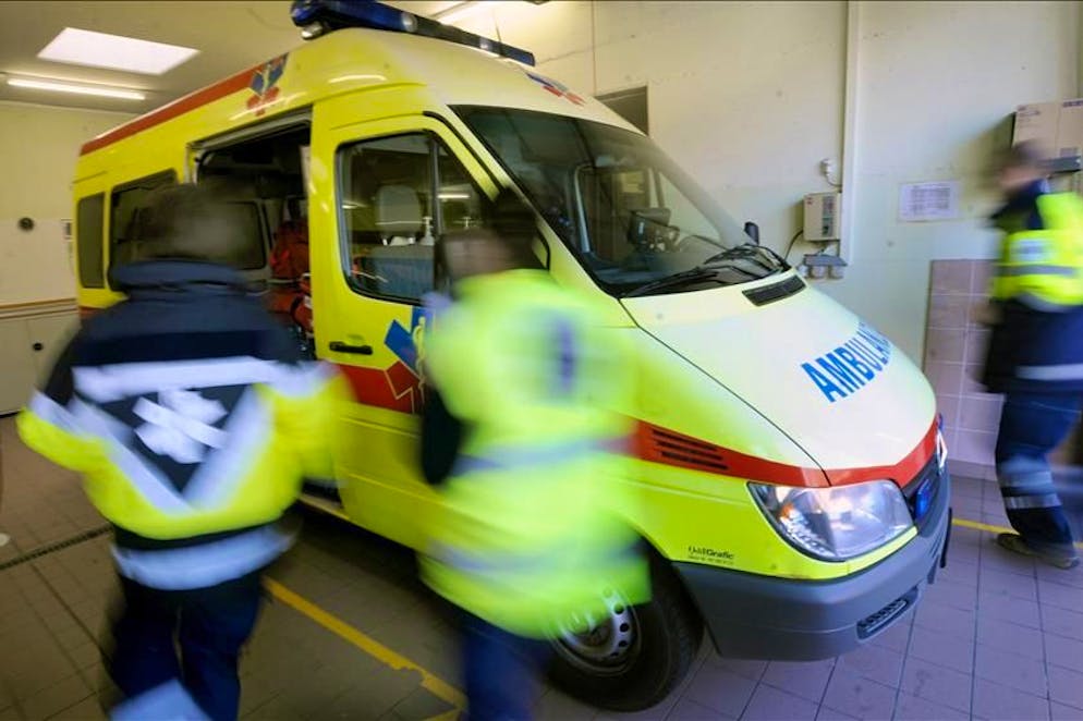 Trasportati in ambulanza all'ospedale