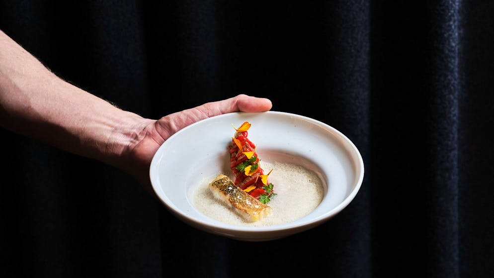 «Was der Gast bei meinen Kreationen immer erwarten darf, ist eine gewisse Verspieltheit und eine schöne Harmonie bei den Geschmäckern»: Vilson Krasnic.