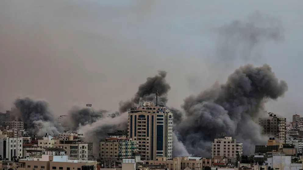 Dies ist ein echtes Bild von Gaza City.
