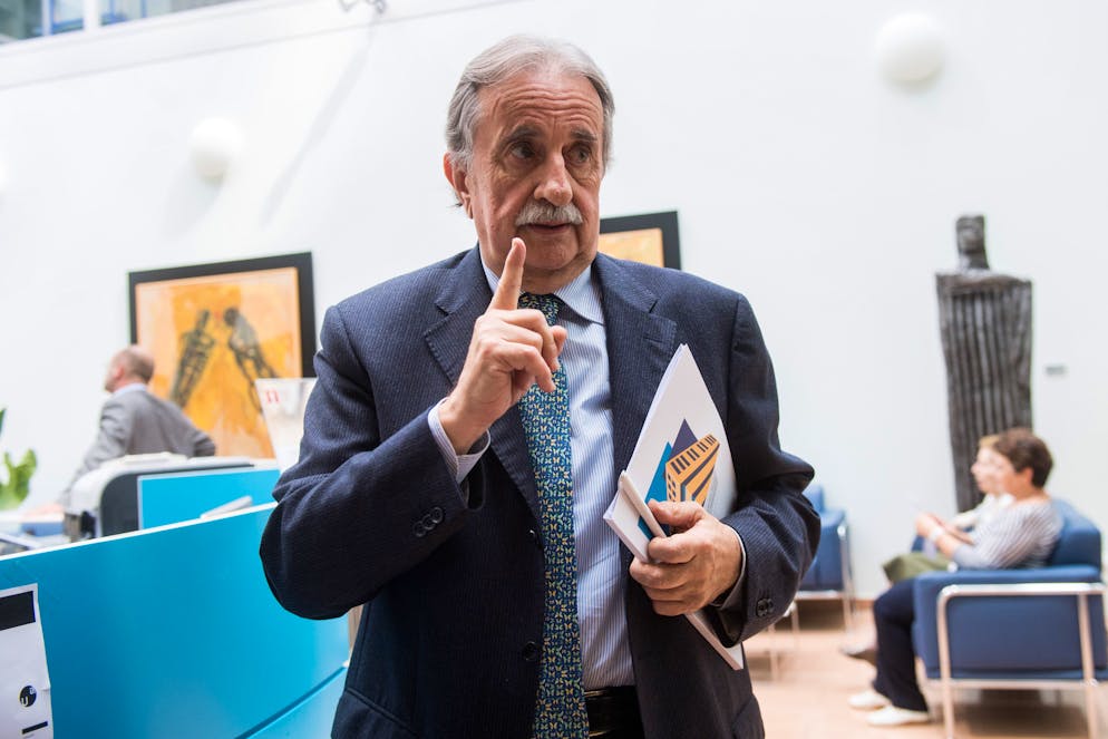 L'ex sindaco di Lugano Giorgio Giudici in una foto d'archivio.