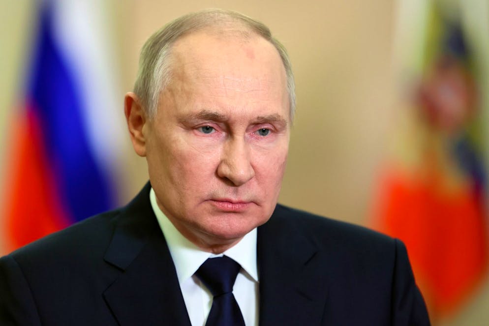 Der russische Präsident Wladimir Putin sprach einmal mehr via TV zur Nation.