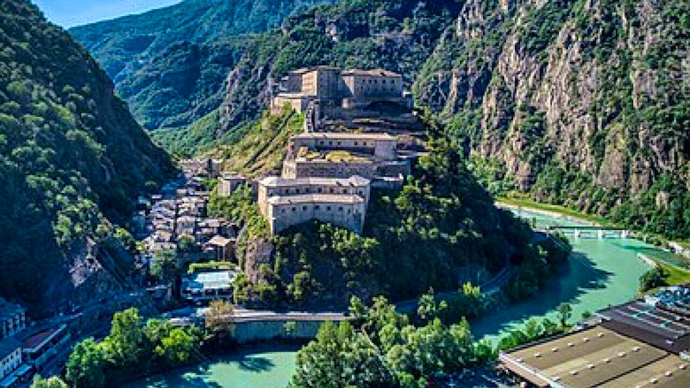 Il forte di Bard (foto d'archivio)