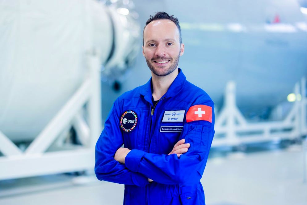 Marco Sieber, futuro astronauta.