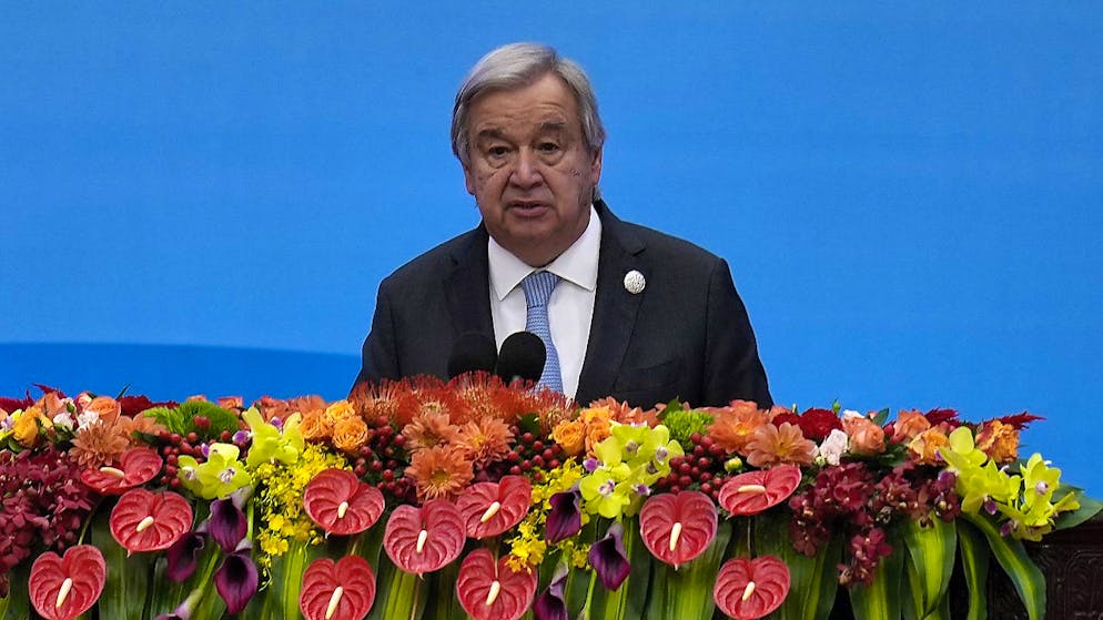 Il segretario generale dell'Onu Antonio Guterres