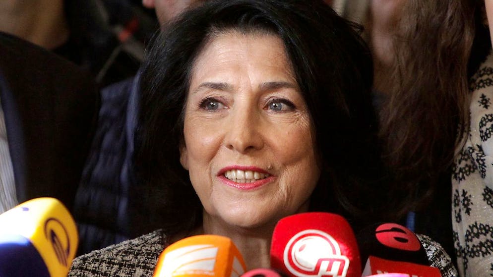 La presidente georgiana Salome Zurabishvili.
