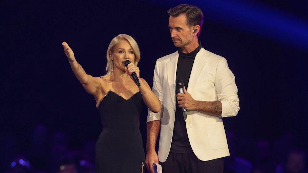 Michelle erklärt an der Seite von Florian Silbereisen beim «Schlagerbooom 2023» die Gründe für ihr Karriereende.