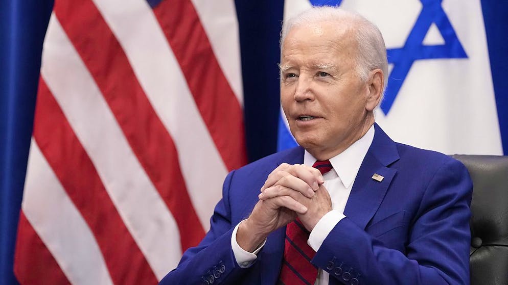 Il presidente americano Joe Biden si è intrattenuto con il presidente francese Emmanuel Macron, il cancelliere tedesco Olaf Scholz, il  primo ministro britannico Rishi Sunak, il primo ministro canadese Justin Trudeau e la prima ministra italiana Giorgia Meloni. (immagine d'archivio)