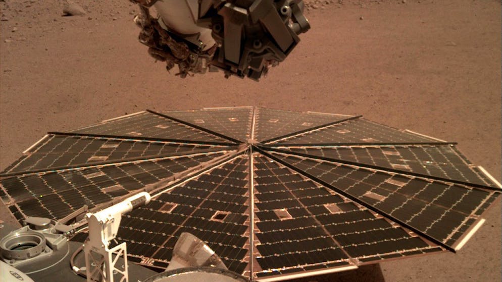 L'atterrisseur de la sonde InSight de la NASA a recueilli des données sur la planète rouge de 2018 jusqu'en 2022 (archives).