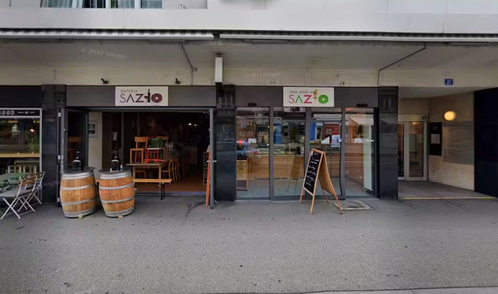 L'esterno dell'Osteria.