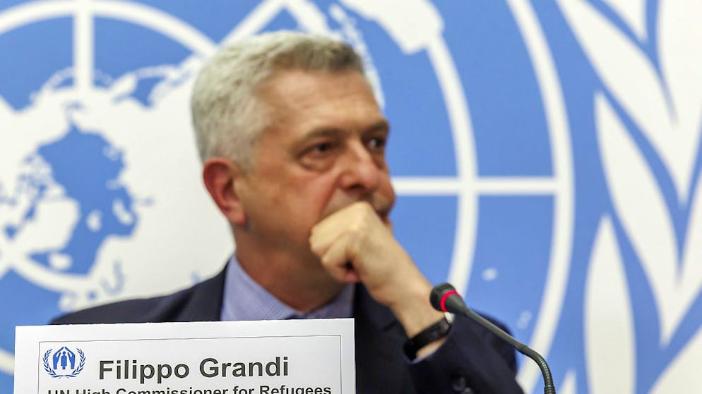 L'Alto commissario delle Nazioni Unite per i rifugiati, Filippo Grandi