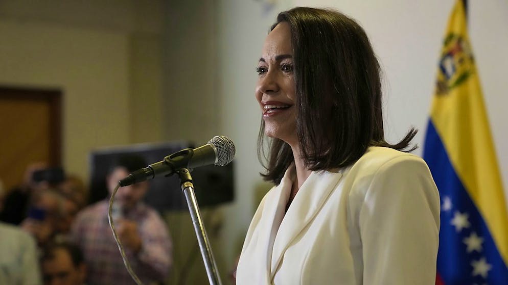 Maria Corina Machado ist Nobelpreisträgerin 2025. Foto: Ariana Cubillos/AP