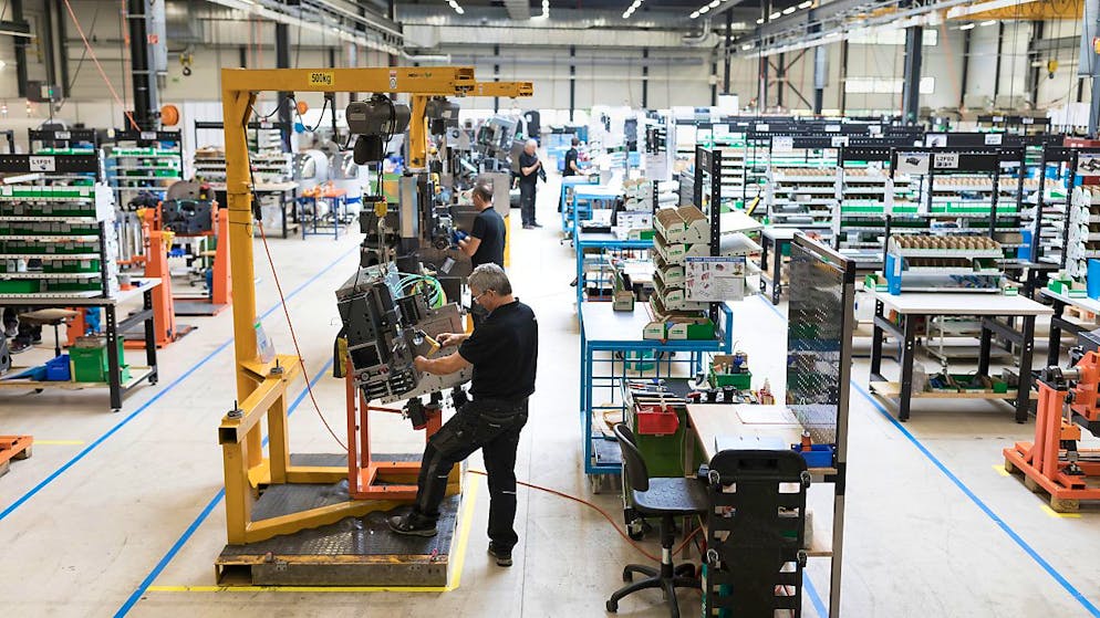 L'industria delle macchine è un settore importante dell'economia elvetica. Nella foto: gli stabilimenti Tornos di Moutier.