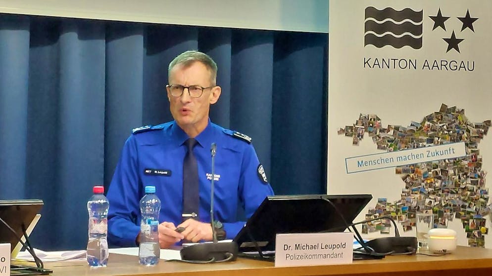 Michael Leupold, Kommandant der Kantonspolizei Aargau, warnt vor möglichen Angriffen auf die kritische Infrastruktur der Schweiz. (Archivbild)