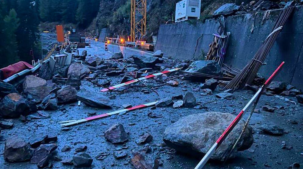 La frana caduta sul Bernina.