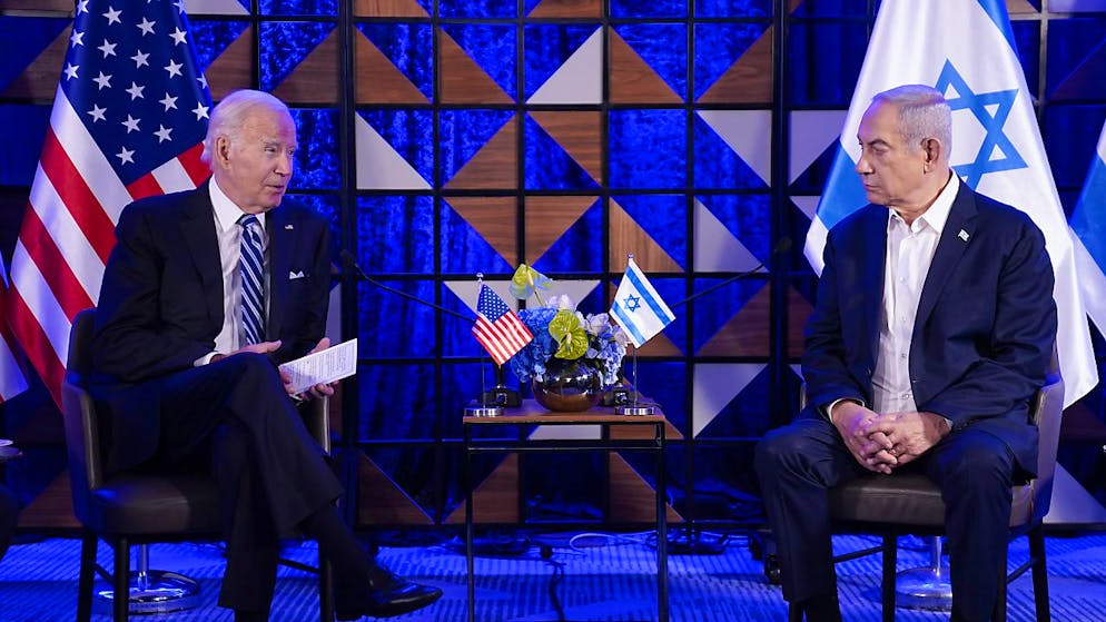 Joe Biden e Benjamin Netanyahu