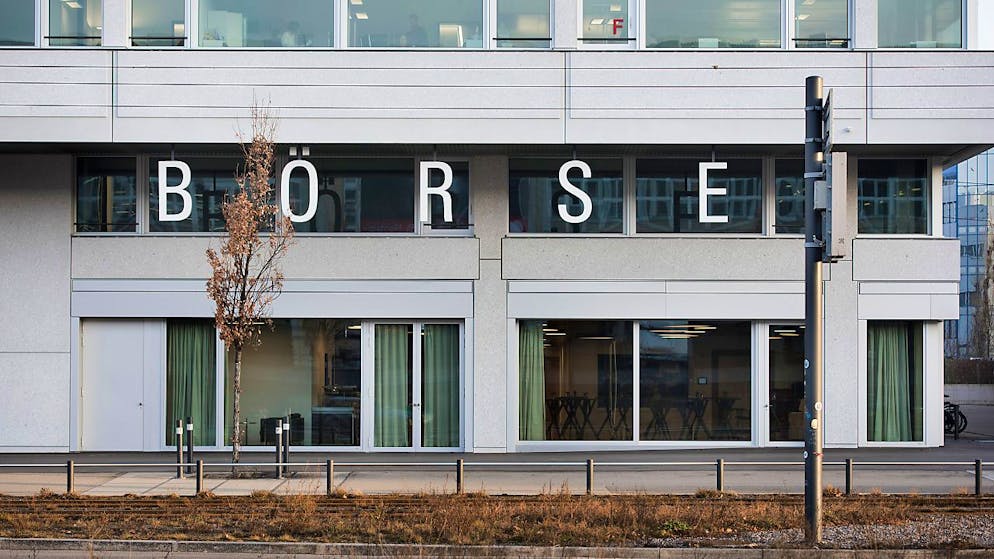 L'entrata della borsa a Zurigo