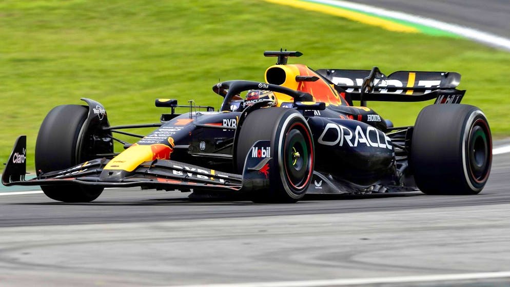 Max Verstappen s'est imposé facilement lors du sprint samedi.