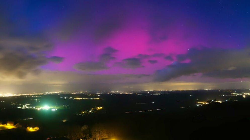 Buntes Naturspektakel. Erneut Polarlichter über den Alpen zu beobachten