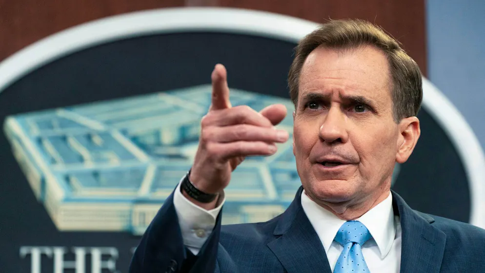  John Kirby, Kommunikationsdirektor des Nationalen Sicherheitsrats.