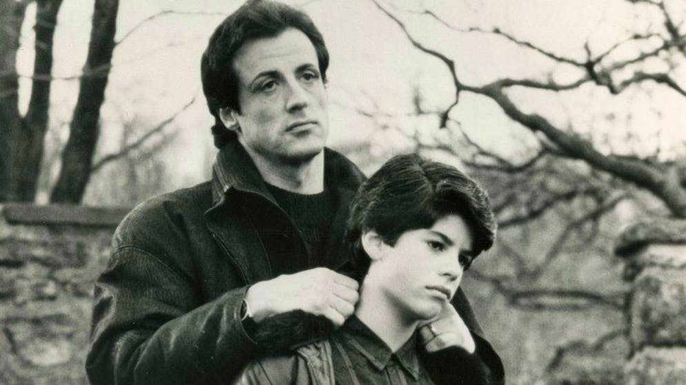 Sage Stallone im Alter von 14 Jahren als Robert, der Sohn von Rocky Balboa (Sylvester Stallone) in «Rocky V».