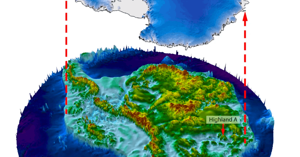 Lifting the veil: Researchers have discovered ancient landscapes beneath the Antarctic ice