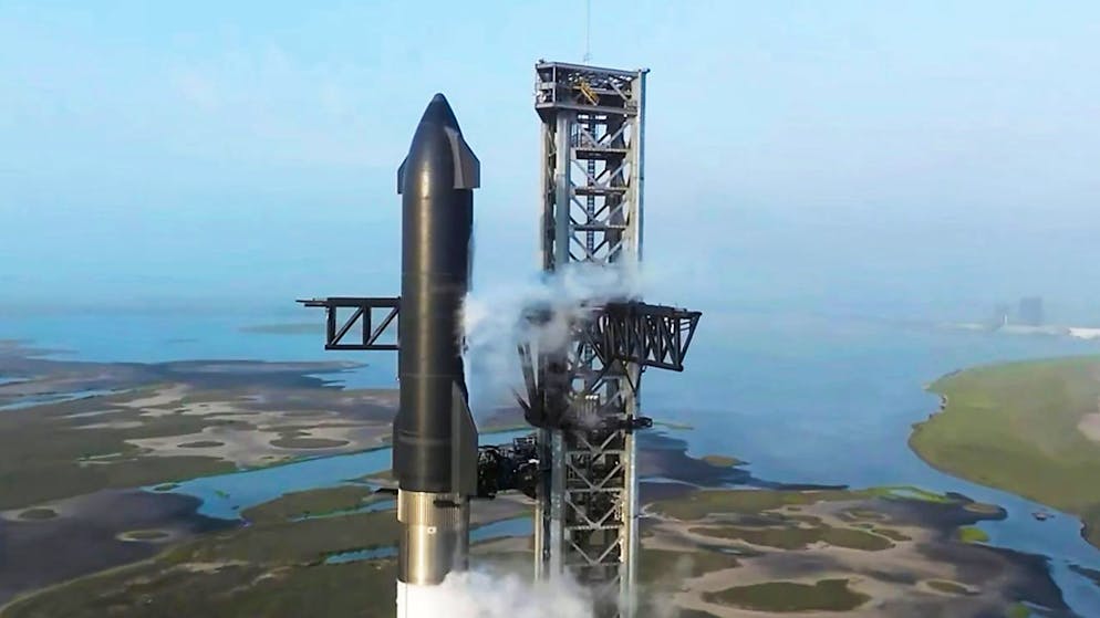 Deuxième sortie: SpaceX prépare le décollage de Starship, plus grande fusée  au monde