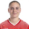 Portrait von Smilla Vallotto, Spielerin der Schweizer Fussballnationalmannschaft der Frauen, fotografiert am Montag, 18. September 2023 in Abtwil. (SFV/KEYSTONE/Urs Bucher)