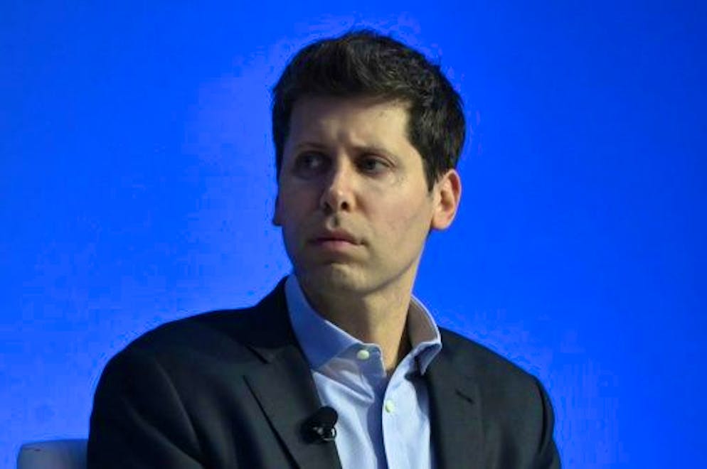 Crise existentielle chez OpenAI, la crainte de dérives de l'IA en question - Gallery. Sam Altman, patron d'OpenAi, le 16 novembre 2023 à San Francisco, en Californie