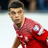 Switzerland's forward Zeki Amdouni during the UEFA Euro 2024 qualifying group I soccer match between Switzerland and Andorra at the Stade de Tourbillon stadium, in Sion, Switzerland, Tuesday, September 12, 2023. (KEYSTONE/Laurent Gillieron)