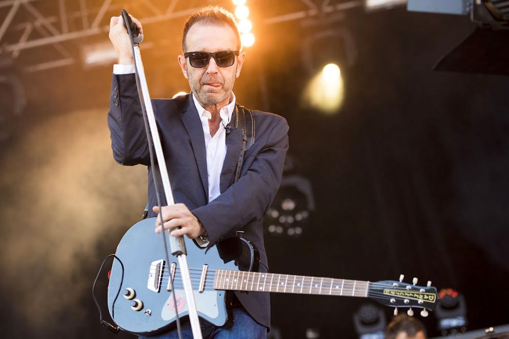 Kuno Lauener, Frontmann von Züri West, am Gurten Festival in Bern 2017.